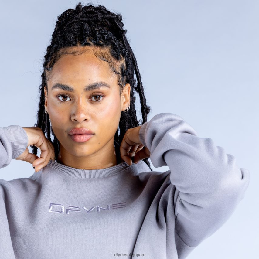 jp Dfyne リュクス リバイブ クロップ セーター 2 ストーングレー 62HFZP34 トップス