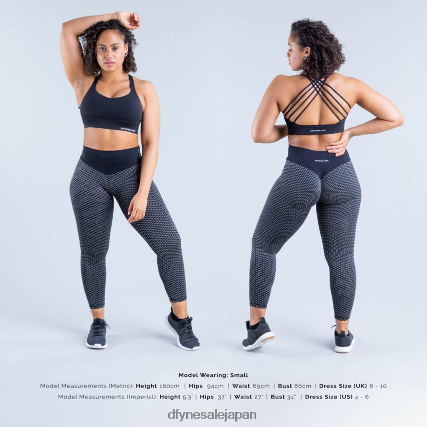 jp Dfyne オリジン ミディアムサポート スポーツブラ マットブラック 62HFZP117 トップス