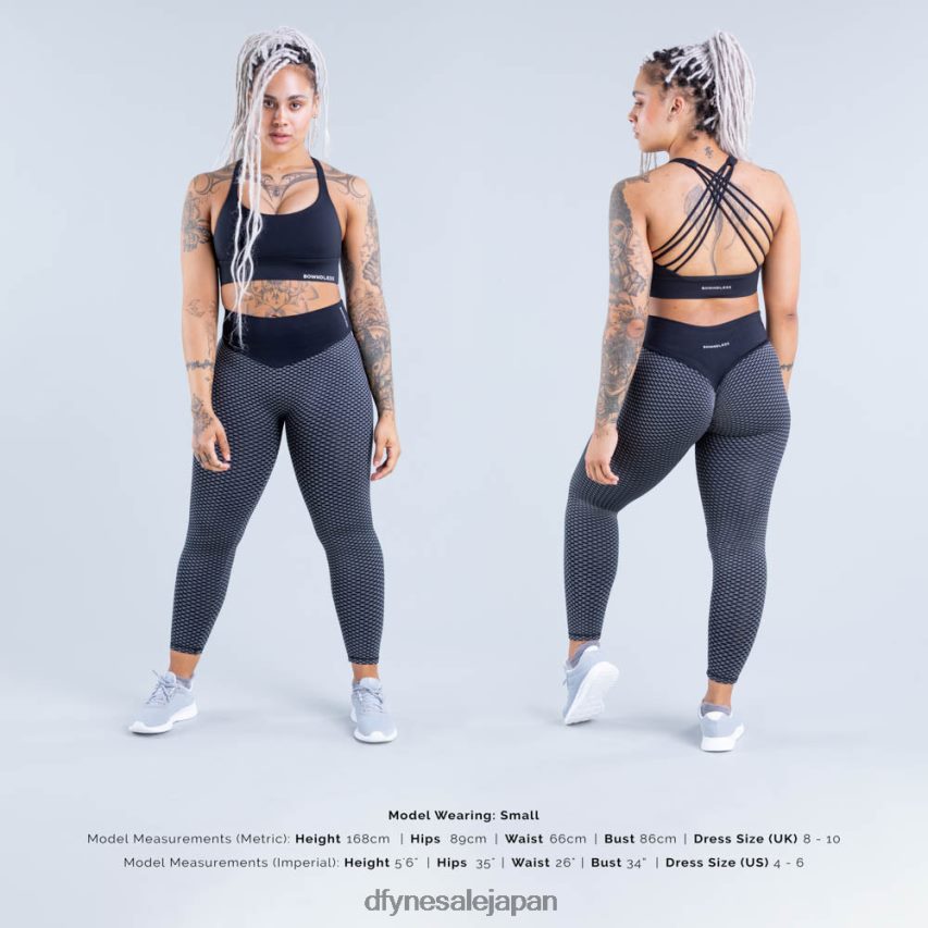 jp Dfyne オリジン ミディアムサポート スポーツブラ マットブラック 62HFZP117 トップス