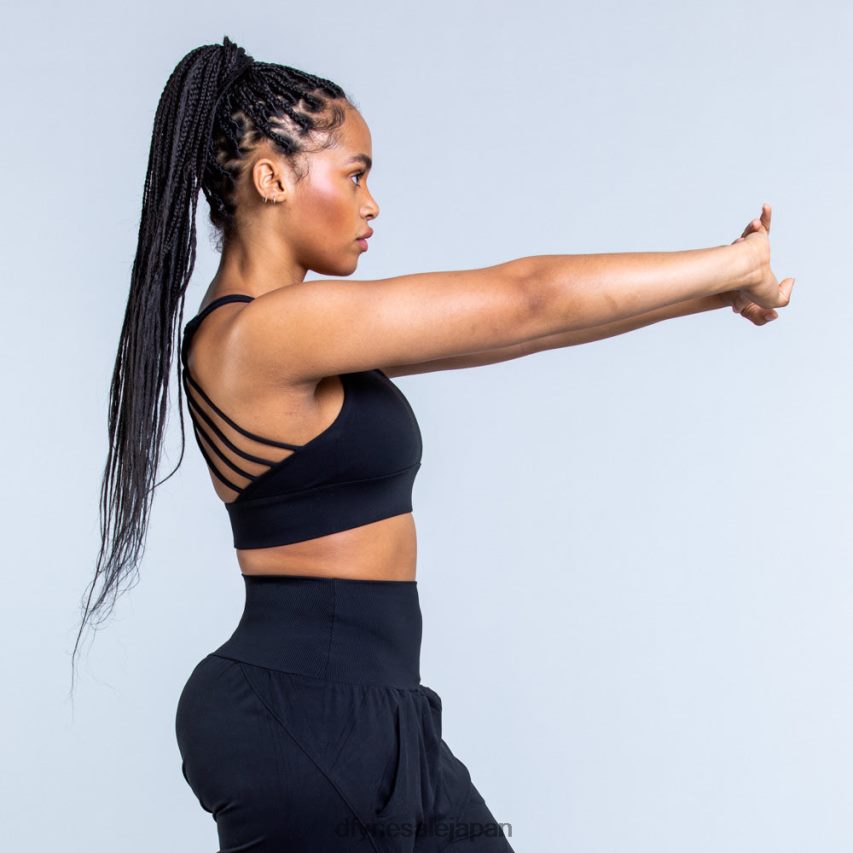 jp Dfyne オリジン ミディアムサポート スポーツブラ マットブラック 62HFZP117 トップス