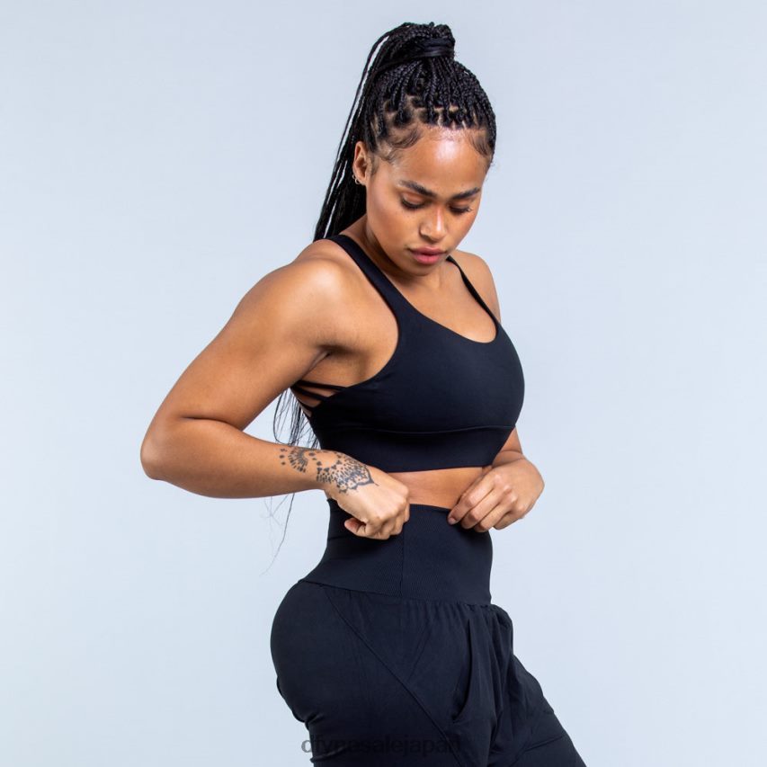 jp Dfyne オリジン ミディアムサポート スポーツブラ マットブラック 62HFZP117 トップス