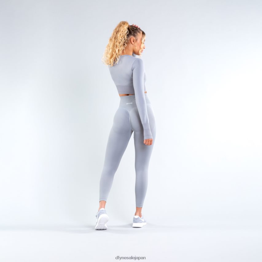 jp Dfyne ダイナミックなクロップトップ ライトストーングレー 62HFZP119 衣類