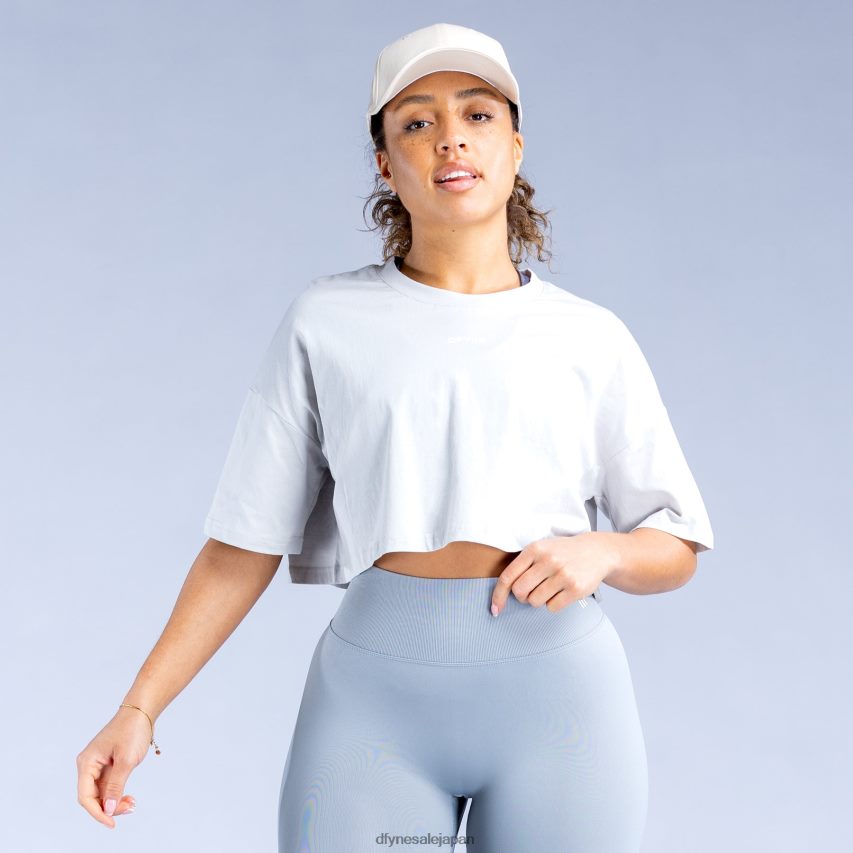 jp Dfyne 復活クロップトップ アイスグレー 62HFZP132 衣類