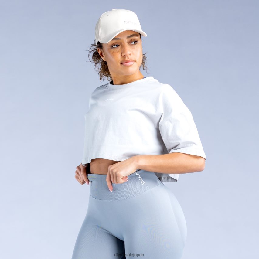 jp Dfyne 復活クロップトップ アイスグレー 62HFZP132 衣類