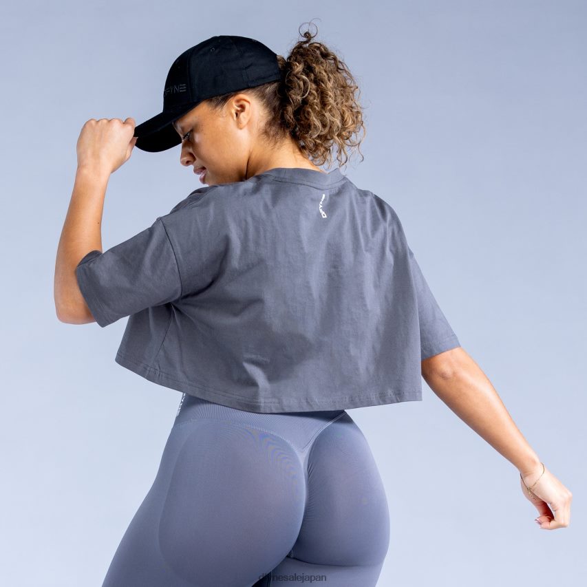 jp Dfyne 復活クロップトップ 濃い灰色 62HFZP133 衣類