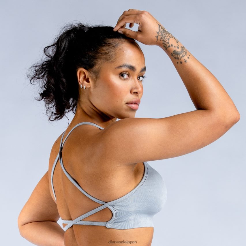 jp Dfyne ダイナミックミストバックレススポーツブラ ライトストーングレーミスト 62HFZP158 トップス