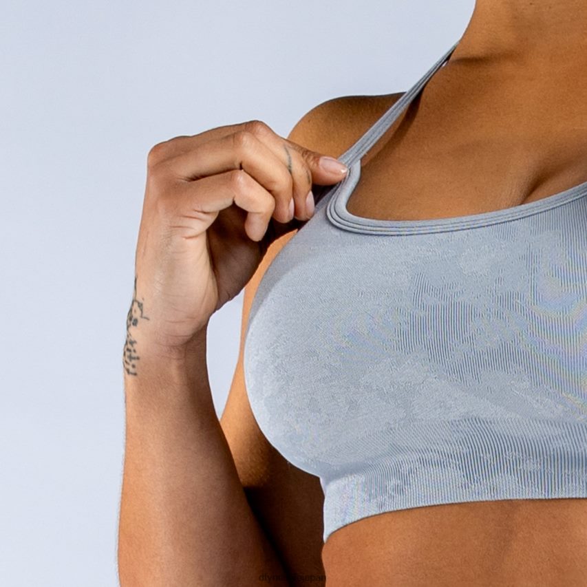 jp Dfyne ダイナミックミストバックレススポーツブラ ライトストーングレーミスト 62HFZP158 トップス