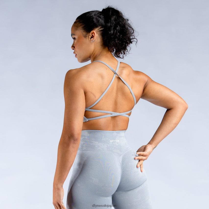 jp Dfyne ダイナミックミストバックレススポーツブラ ライトストーングレーミスト 62HFZP158 トップス