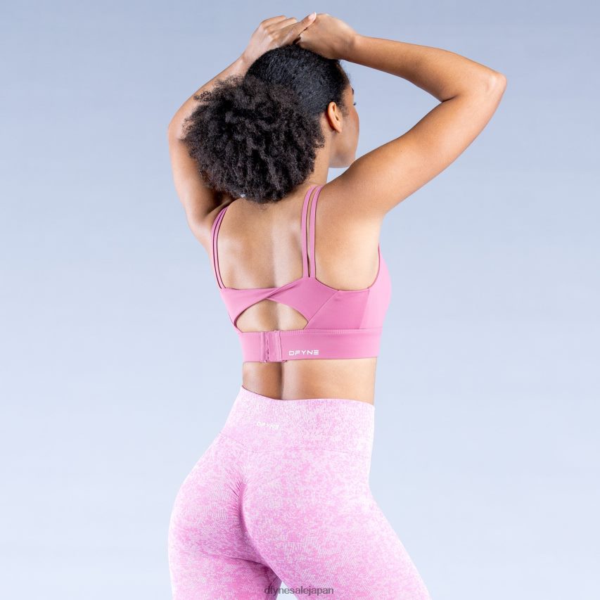 jp Dfyne オリジン ハイサポート スポーツブラ マットなダークピンク 62HFZP21 トップス