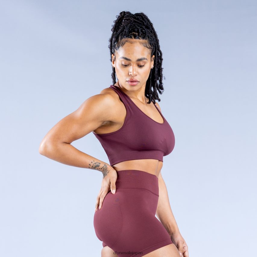 jp Dfyne ダイナミックシームレススポーツブラ バーガンディ 62HFZP28 トップス