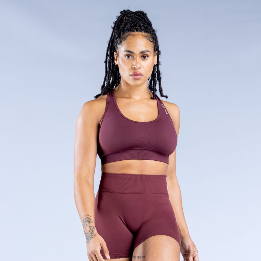 jp Dfyne ダイナミックシームレススポーツブラ バーガンディ 62HFZP28 トップス