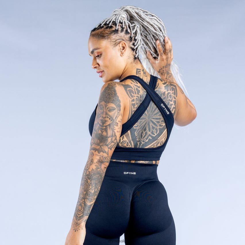 jp Dfyne ダイナミックシームレススポーツブラ ミッドナイトブラック 62HFZP29 トップス