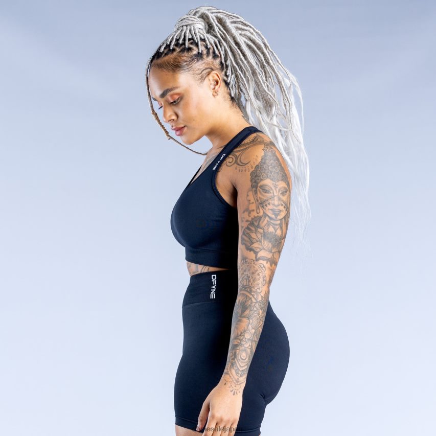 jp Dfyne ダイナミックシームレススポーツブラ ミッドナイトブラック 62HFZP29 トップス