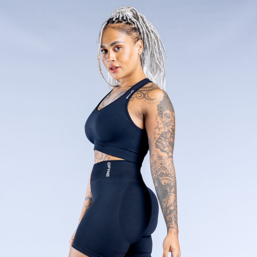 jp Dfyne ダイナミックシームレススポーツブラ ミッドナイトブラック 62HFZP29 トップス