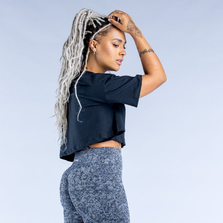 jp Dfyne 復活クロップトップ 黒 62HFZP32 衣類