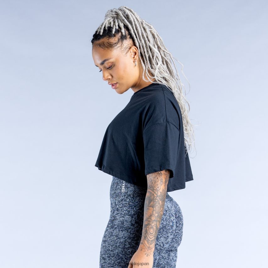 jp Dfyne 復活クロップトップ 黒 62HFZP32 衣類