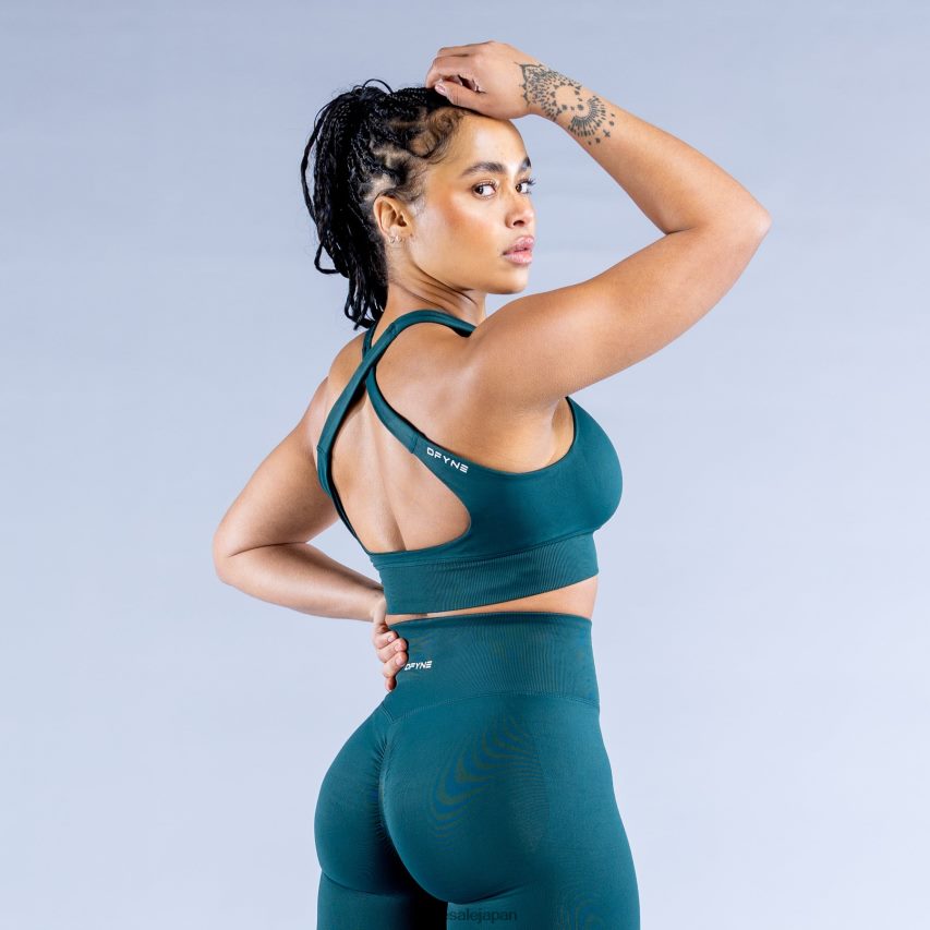 jp Dfyne ダイナミックスポーツブラ 濃いエメラルドグリーン 62HFZP42 トップス