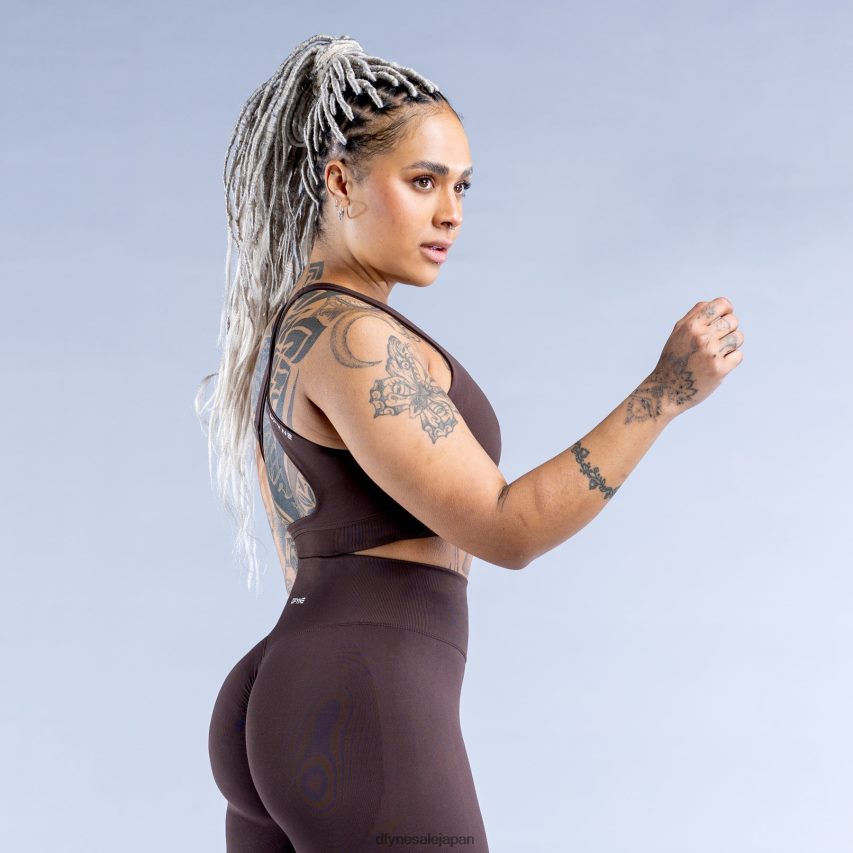 jp Dfyne ダイナミックスポーツブラ チョコレートブラウン 62HFZP43 トップス