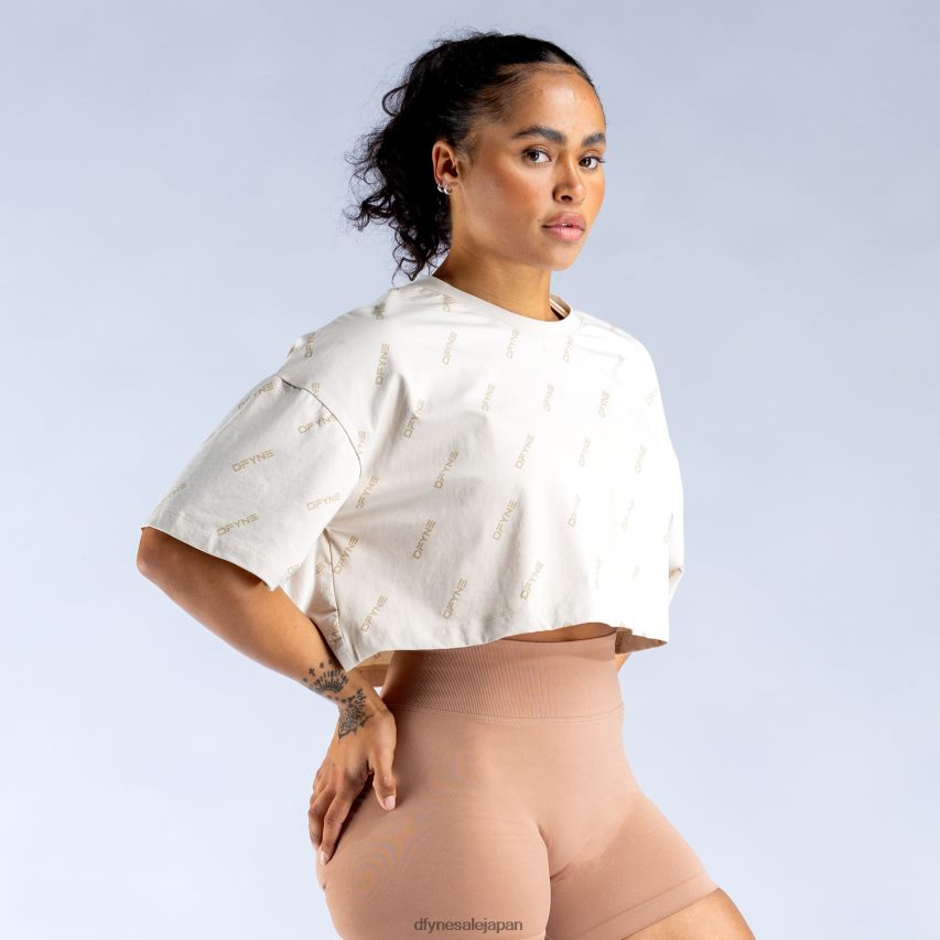 jp Dfyne Revive シグネチャー クロップトップ 黄褐色 62HFZP54 衣類