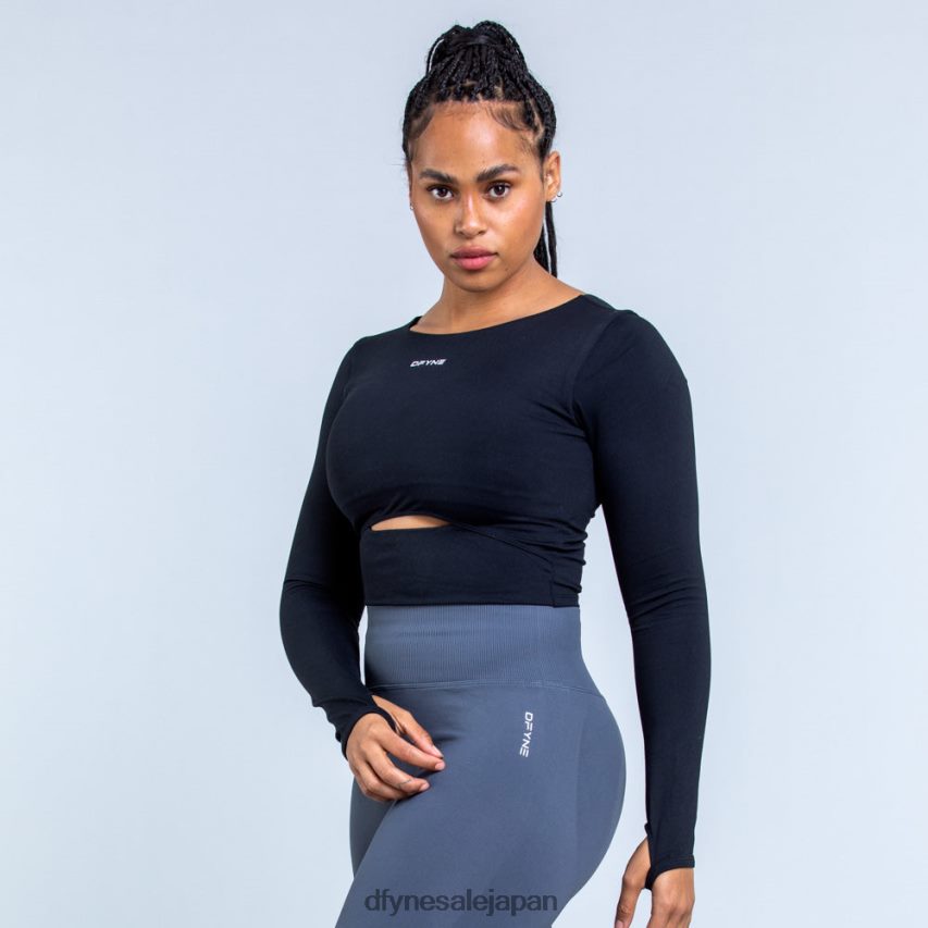 jp Dfyne オリジン長袖トップ 黒 62HFZP118 トップス