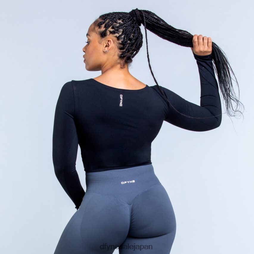 jp Dfyne オリジン長袖トップ 黒 62HFZP118 トップス