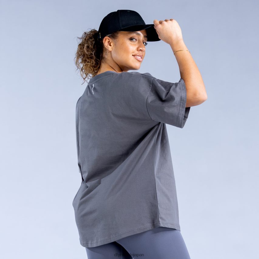 jp Dfyne リュクスリバイブオーバーサイズT 濃い灰色 62HFZP137 トップス
