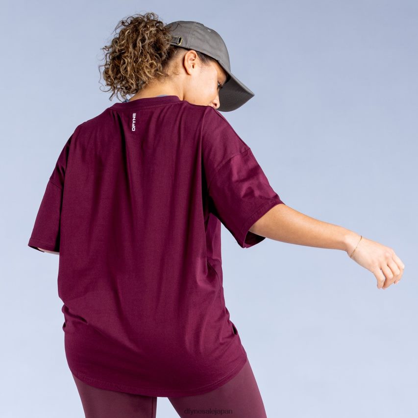 jp Dfyne リュクスリバイブオーバーサイズT バーガンディ 62HFZP139 トップス