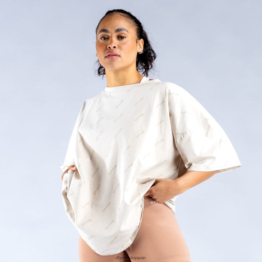 jp Dfyne リバイブシグネチャーオーバーサイズT 黄褐色 62HFZP140 トップス