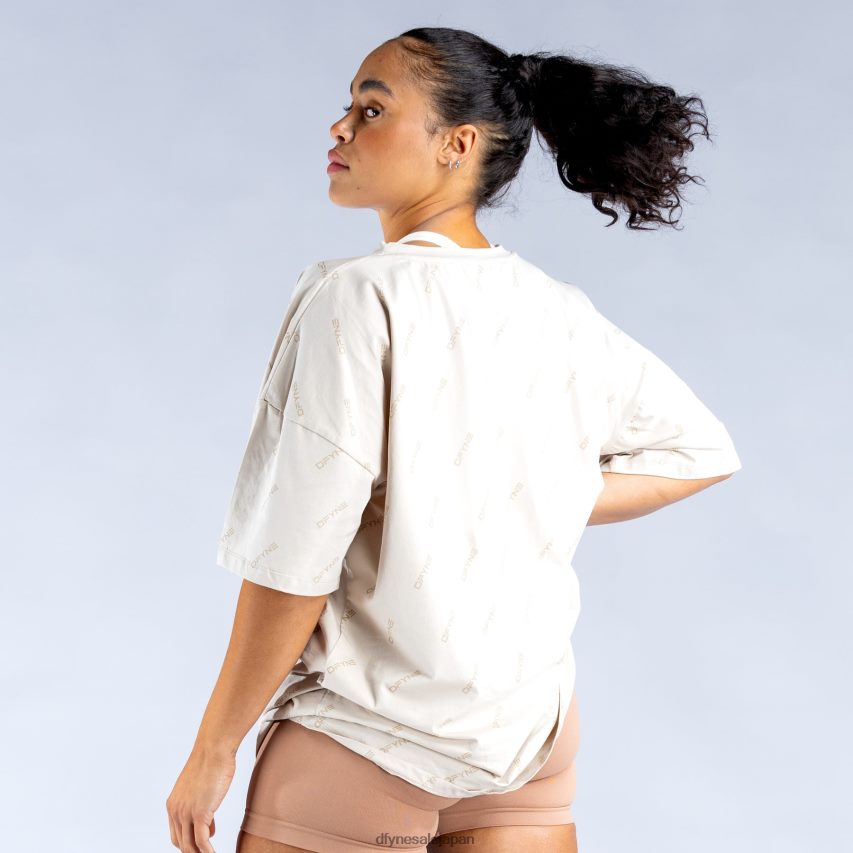 jp Dfyne リバイブシグネチャーオーバーサイズT 黄褐色 62HFZP140 トップス