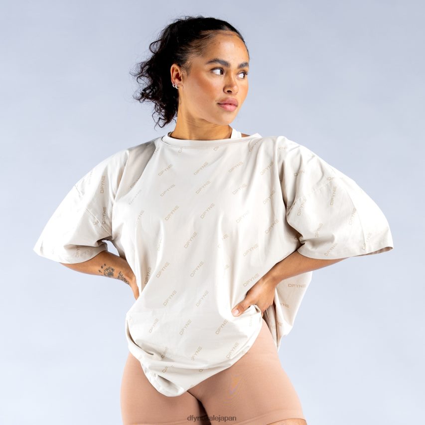 jp Dfyne リバイブシグネチャーオーバーサイズT 黄褐色 62HFZP140 トップス