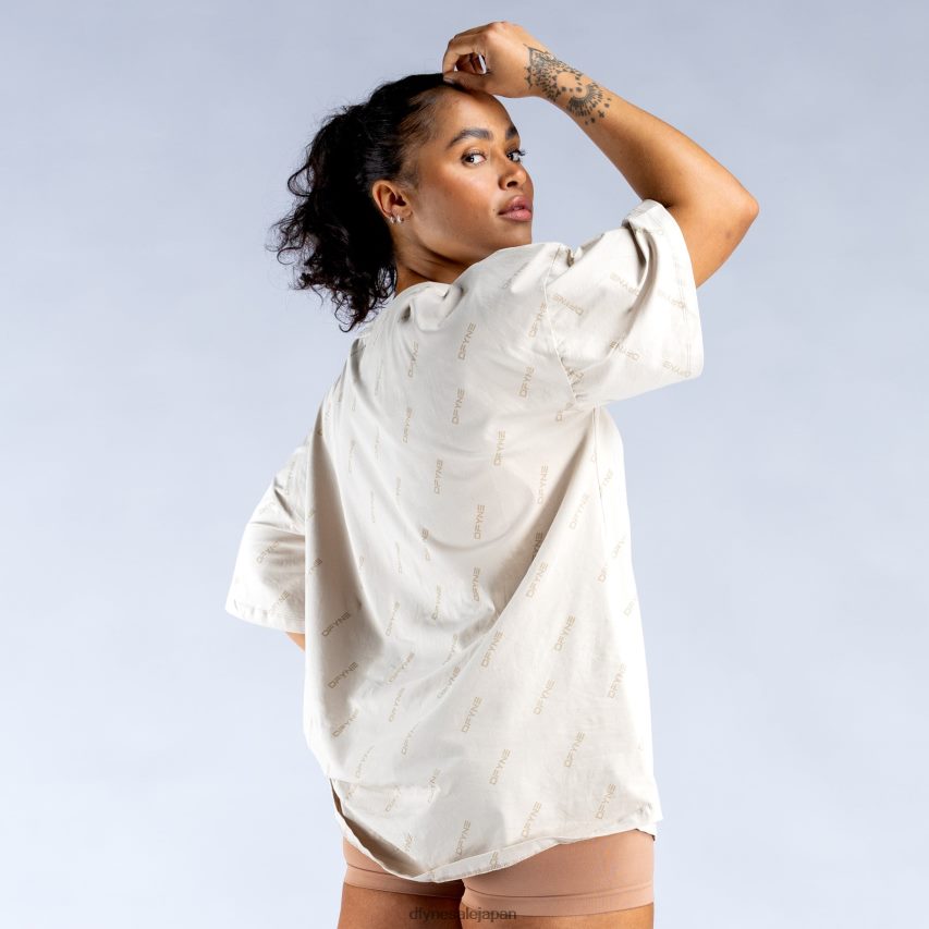 jp Dfyne リバイブシグネチャーオーバーサイズT 黄褐色 62HFZP140 トップス