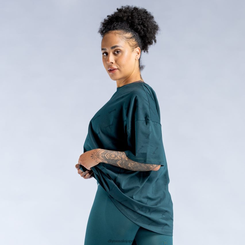 jp Dfyne リバイブシグネチャーオーバーサイズT 濃い緑色 62HFZP51 トップス