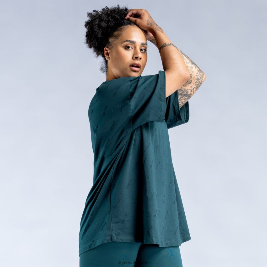 jp Dfyne リバイブシグネチャーオーバーサイズT 濃い緑色 62HFZP51 トップス